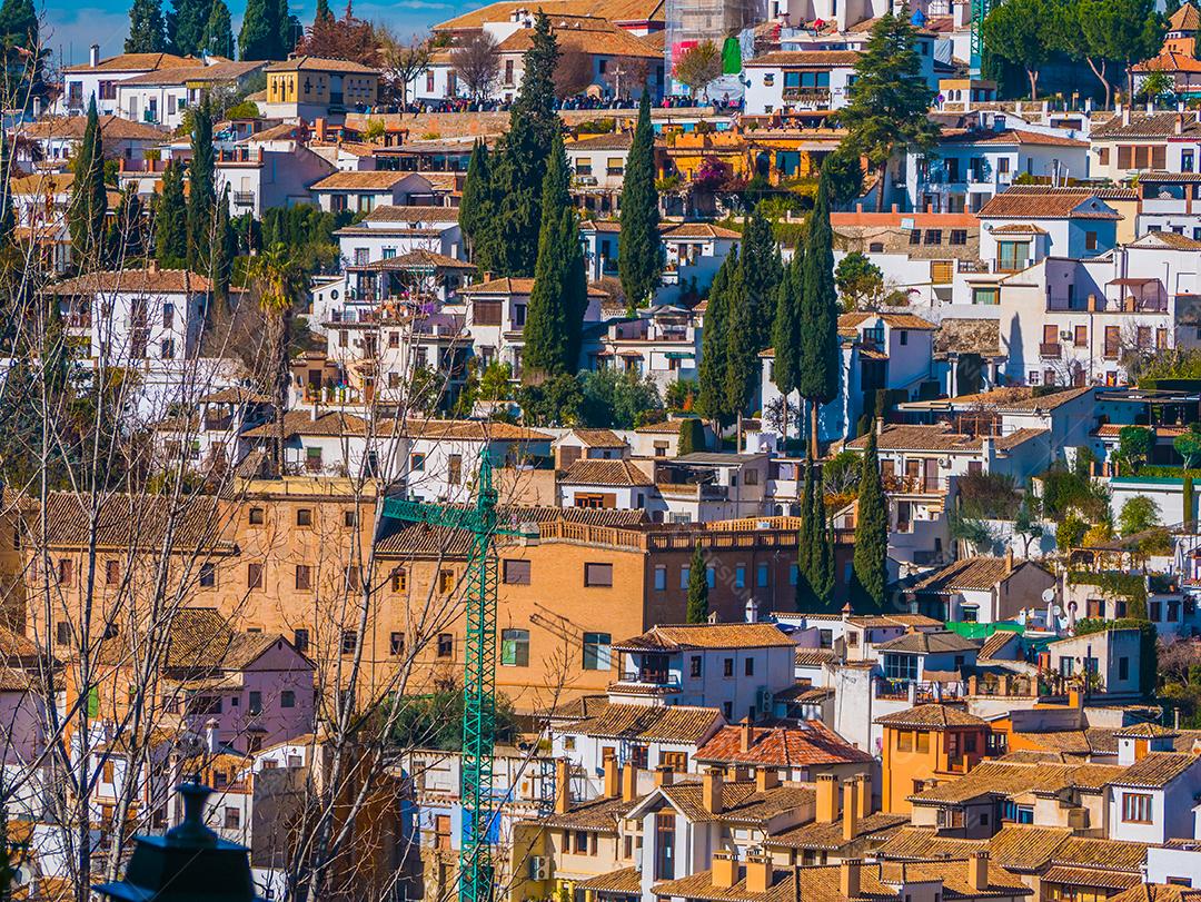 Panoramic view of the city of Granada.