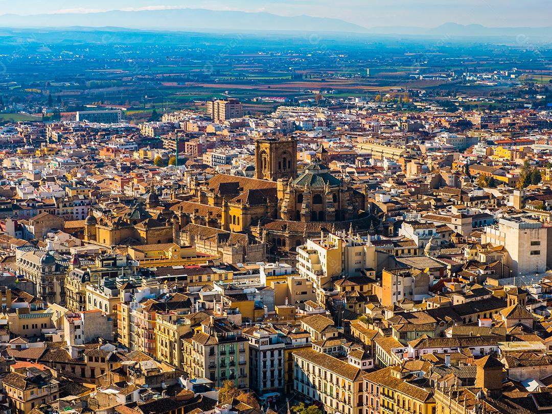 Vista panorâmica da cidade de Granada.