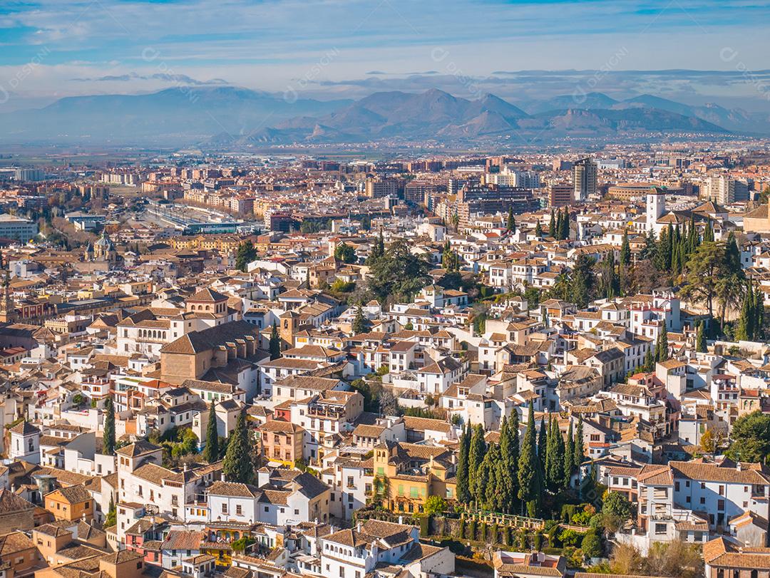 Vista panorâmica da cidade de Granada.