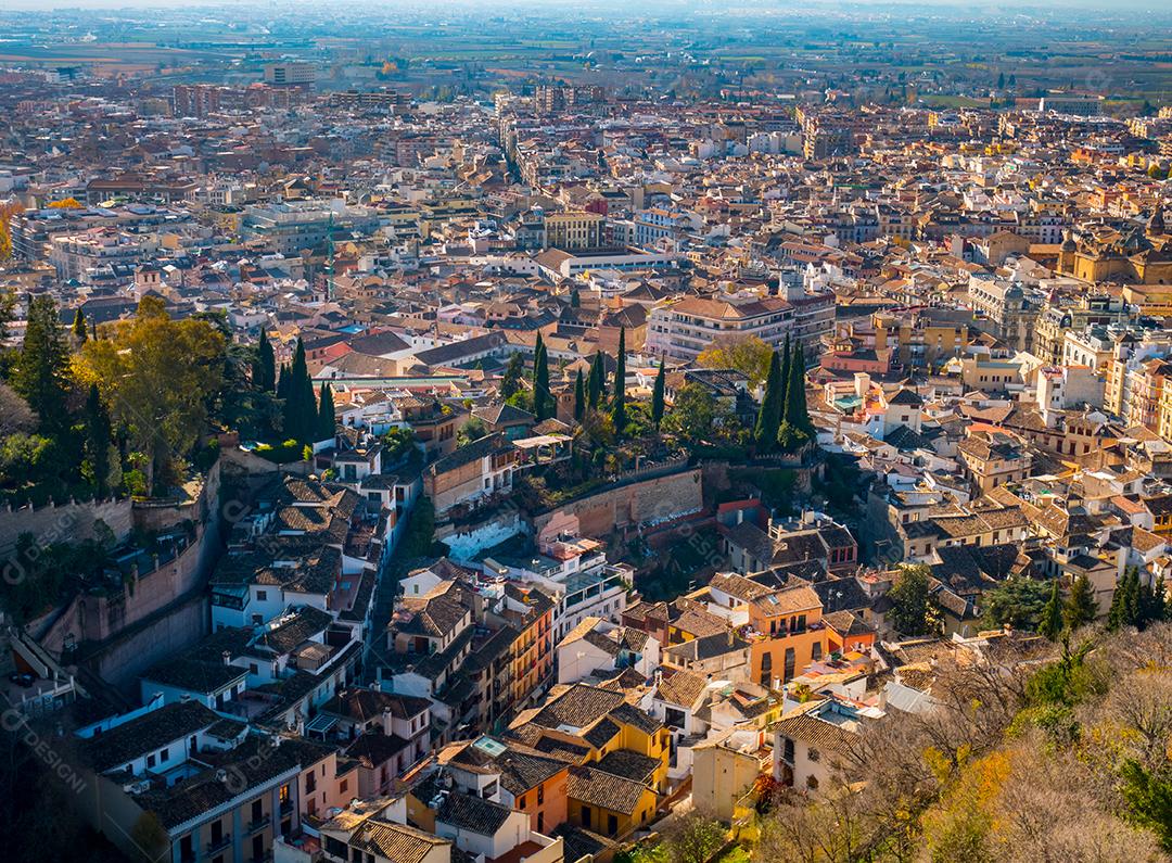 Vista panorâmica da cidade de Granada.