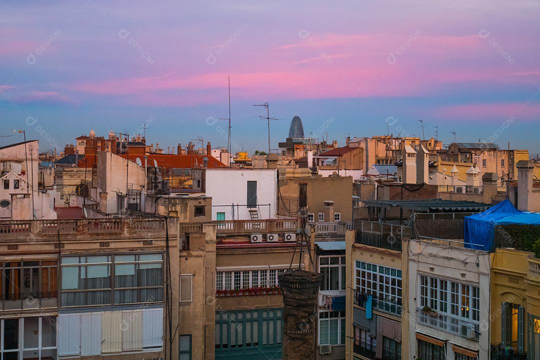 Vista panorâmica da cidade de Barcelona