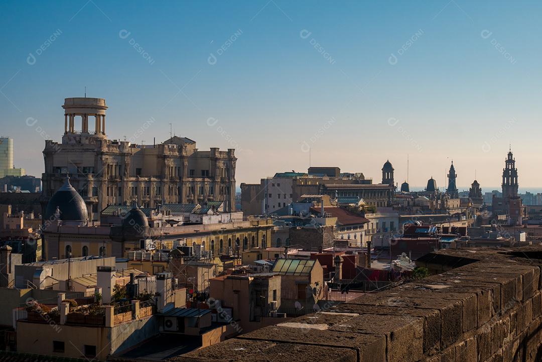 Vista panorâmica da cidade de Barcelona.