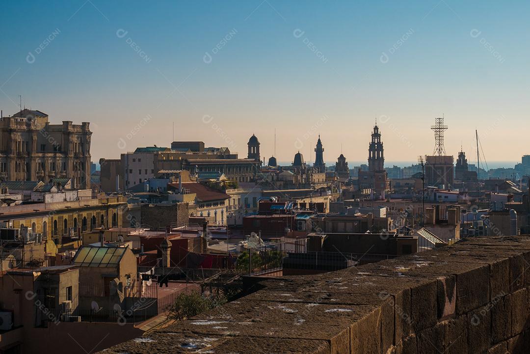 Vista panorâmica da cidade de Barcelona.