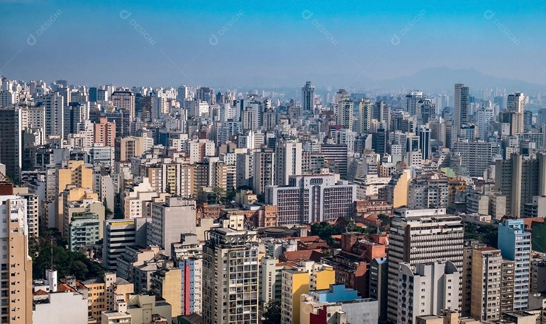 Vista panorâmica do centro da cidade de São Paulo.