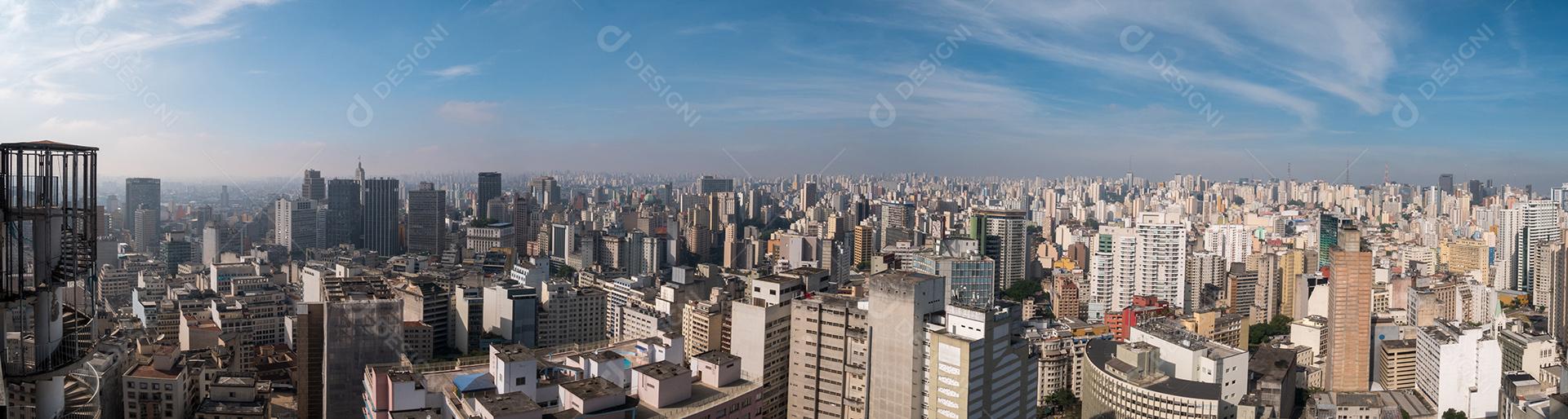 Vista panorâmica do centro da cidade de São Paulo.