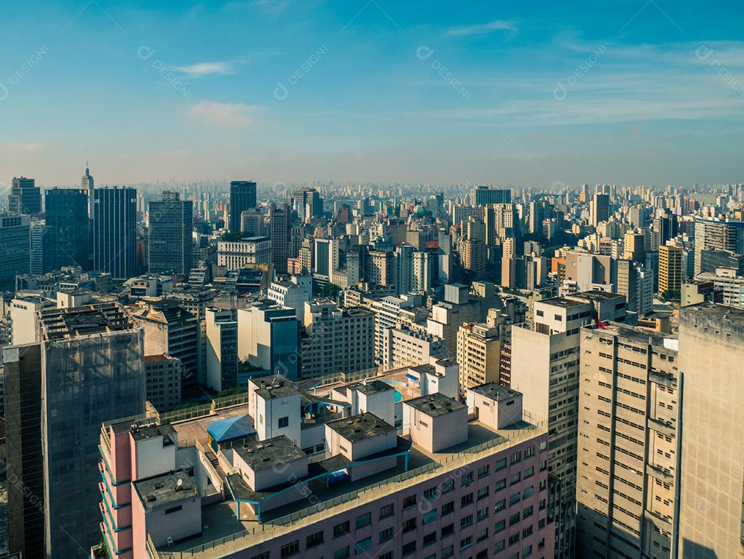 Vista panorâmica do centro da cidade de São Paulo.