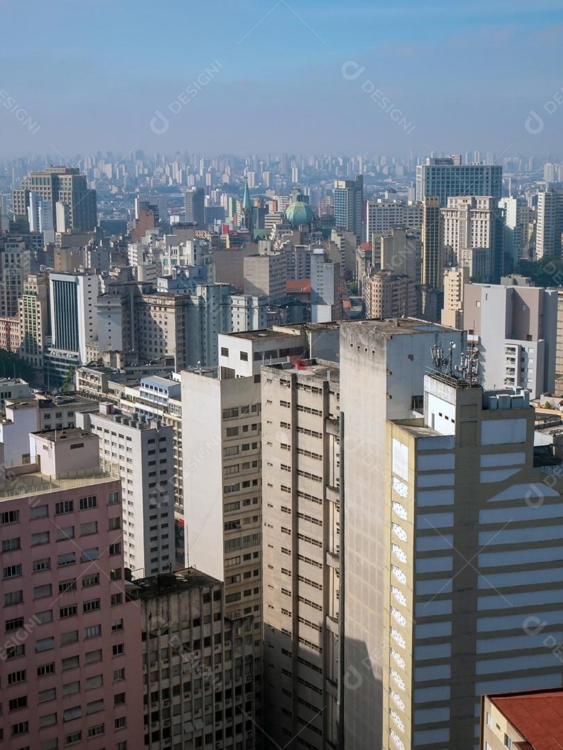 Vista panorâmica do centro da cidade de São Paulo.