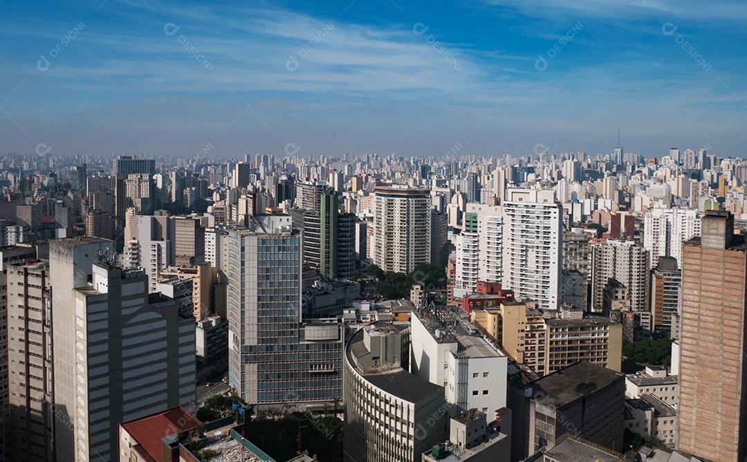 Vista panorâmica do centro da cidade de São Paulo.