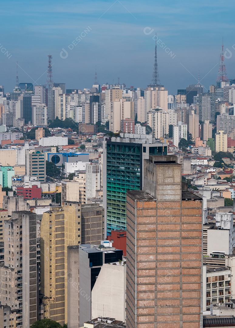 Vista panorâmica do centro da cidade de São Paulo.