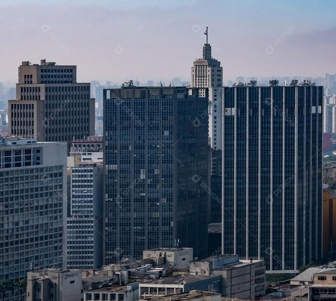 Vista panorâmica do centro da cidade de São Paulo.