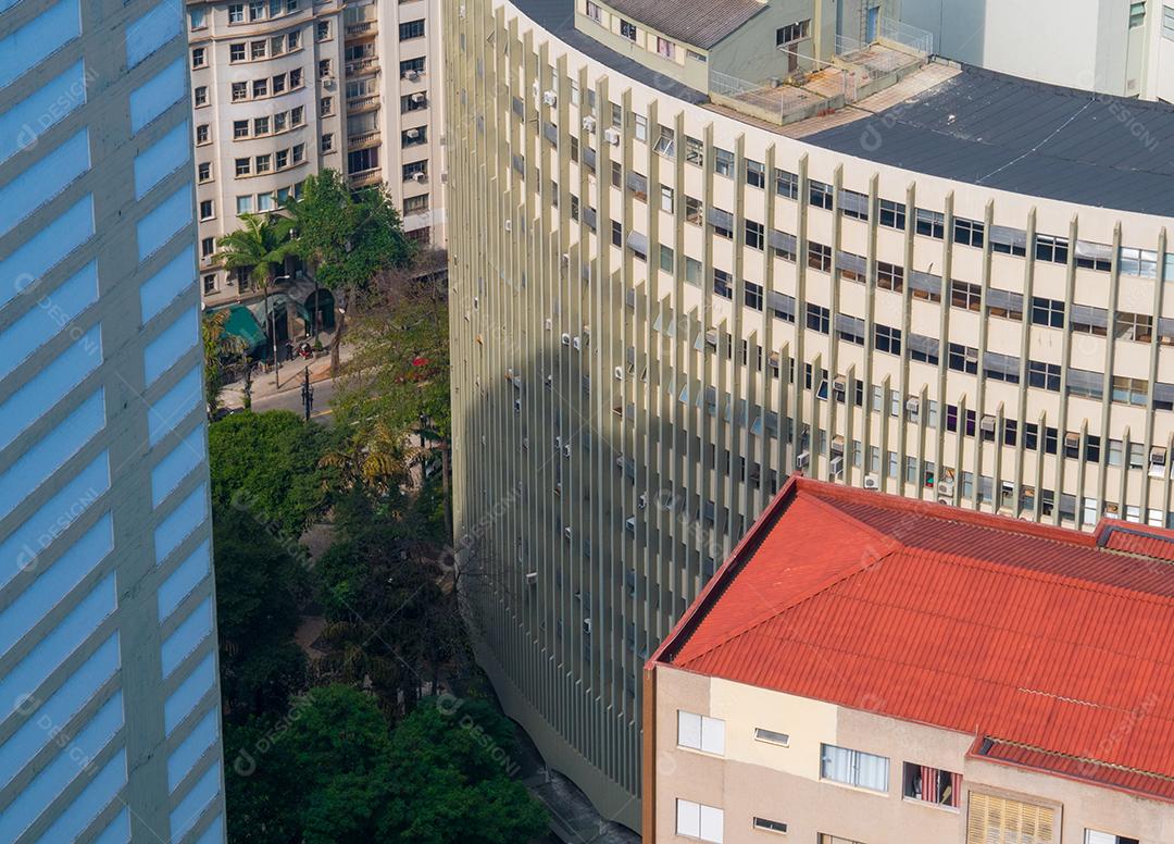 Panoramic view of downtown São Paulo.