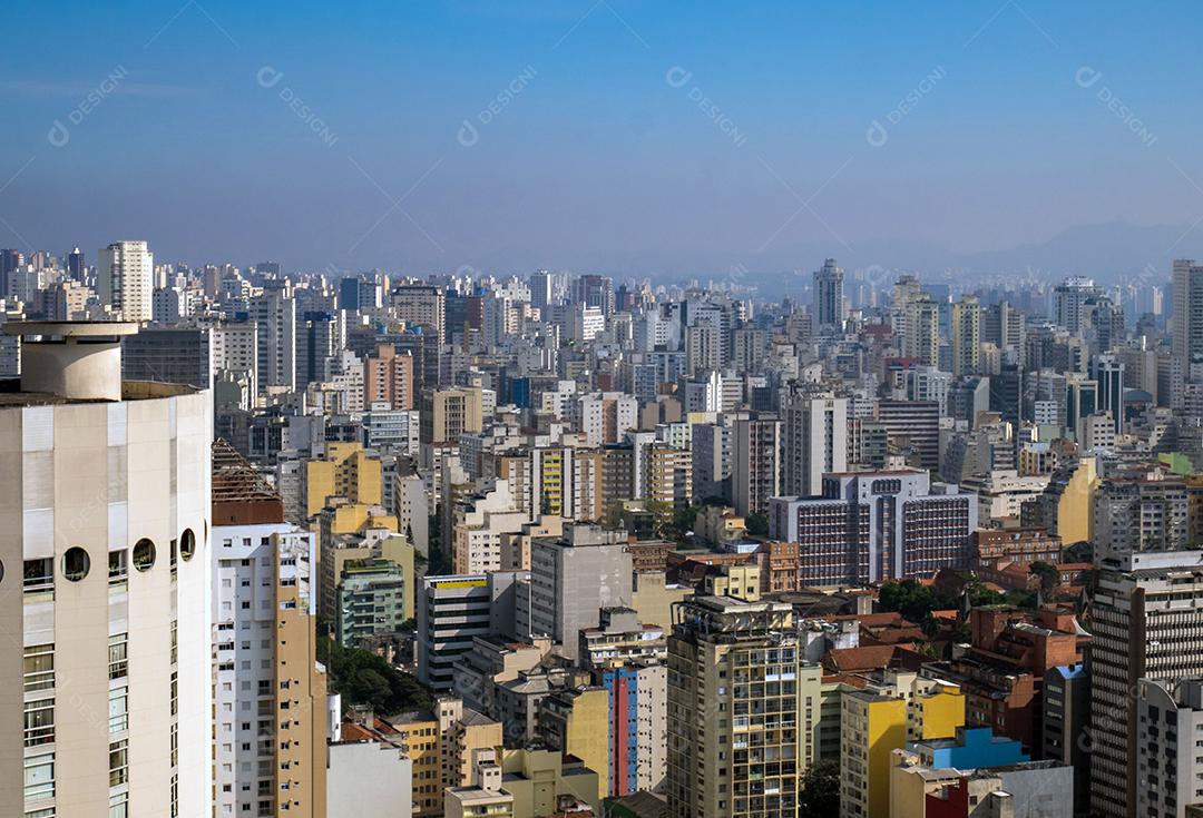 Vista panorâmica do centro da cidade de São Paulo.