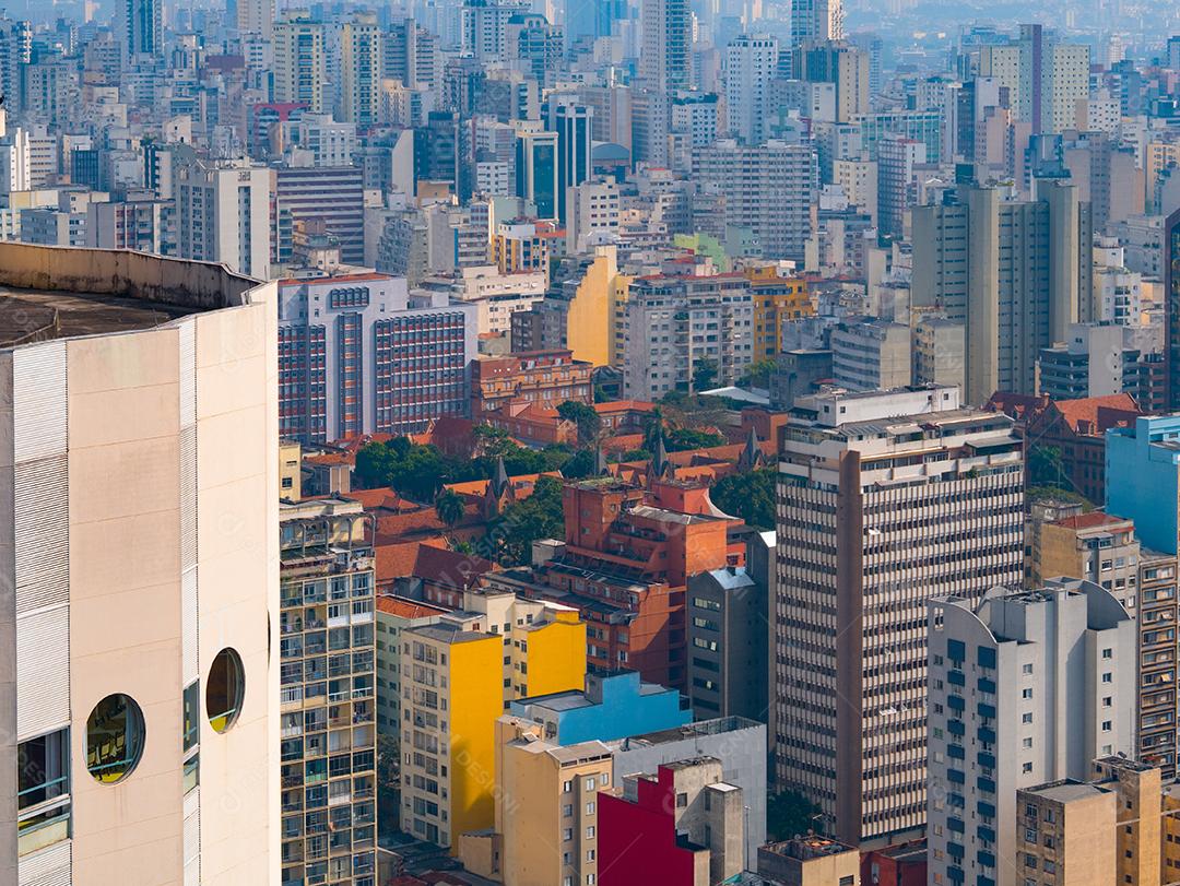 Vista panorâmica do centro da cidade de São Paulo.