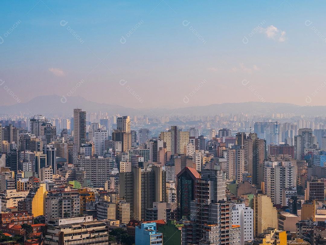 Vista panorâmica do centro da cidade de São Paulo.