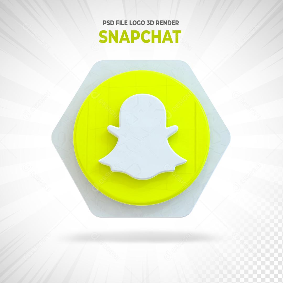 Snapchat 3D Elemento Para Composição PSD