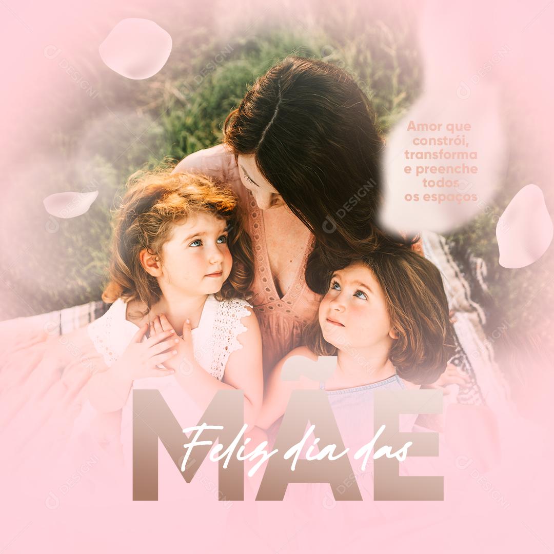 Social Media Feliz Dia Das Mães PSD Editável