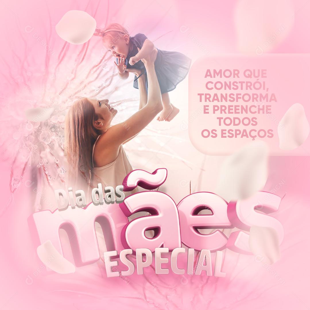 Especial Dia Das Mães 08 de Maio Social Media PSD Editável