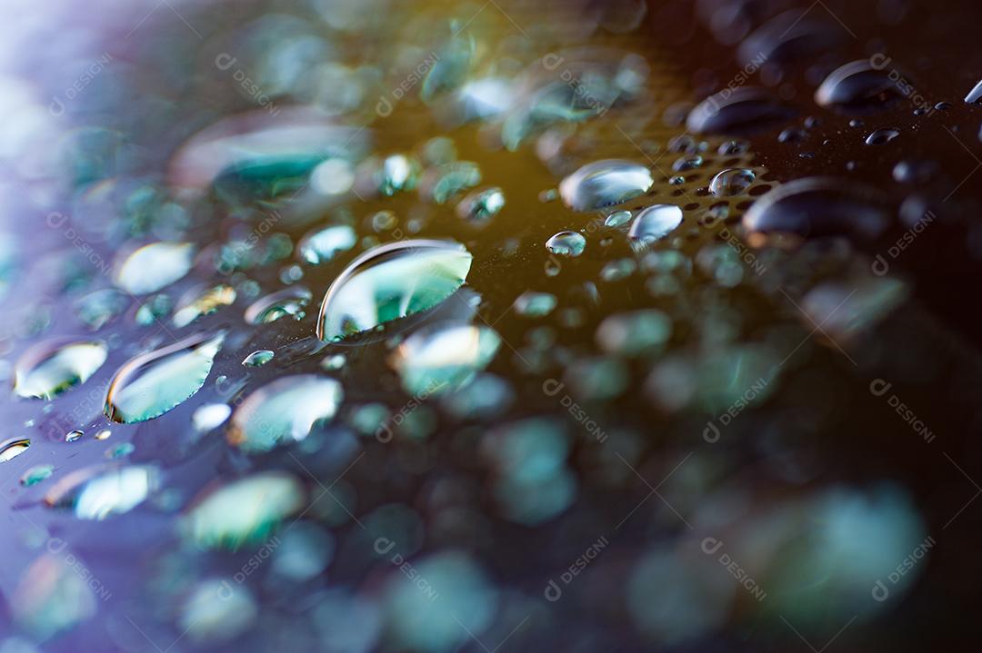 Respingos de água gotas chuvas