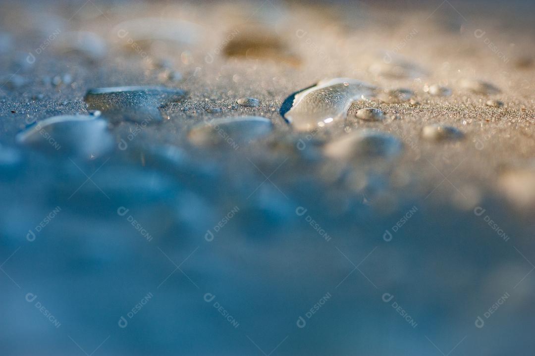 Respingos de água gotas chuvas