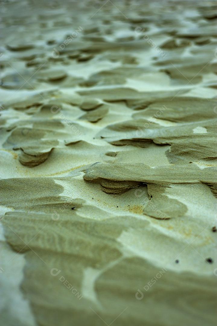 Paisagem areia dunas praia céu nublado