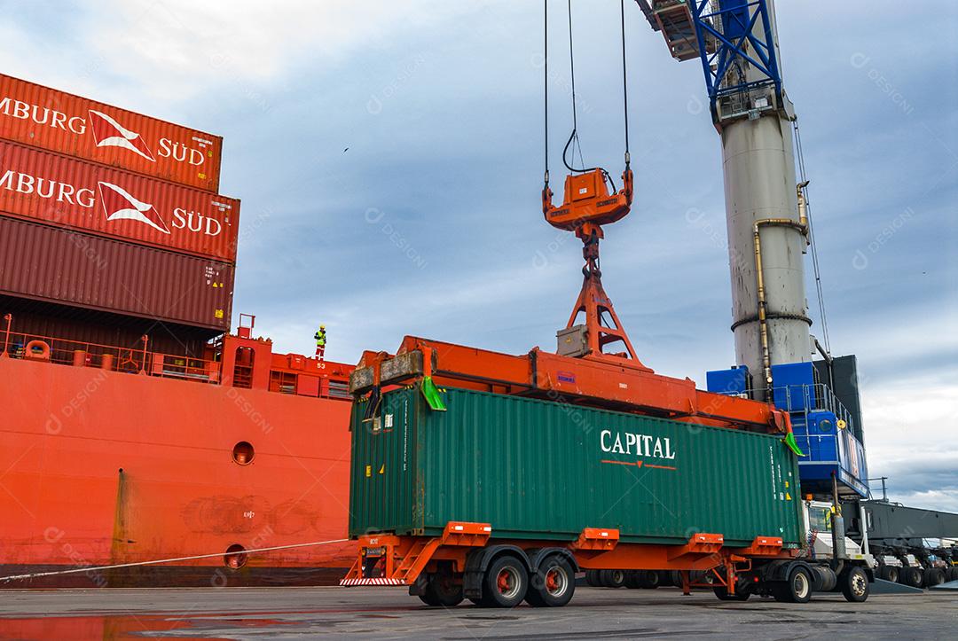 navio importação exportação naval marítima importar carga