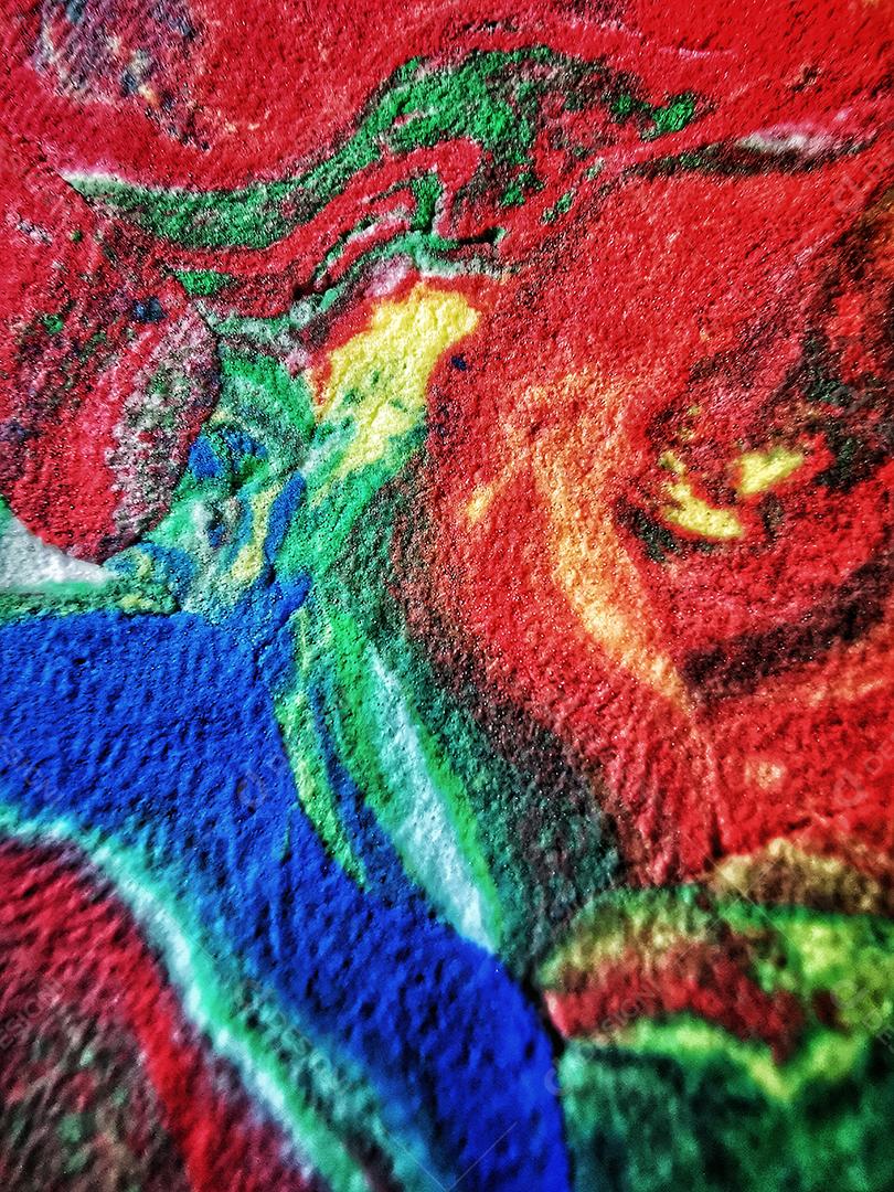 Textura de argila de modelagem de plasticina multicolorida..