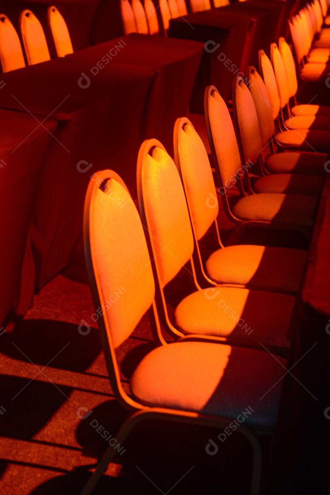 auditorium with many chairs