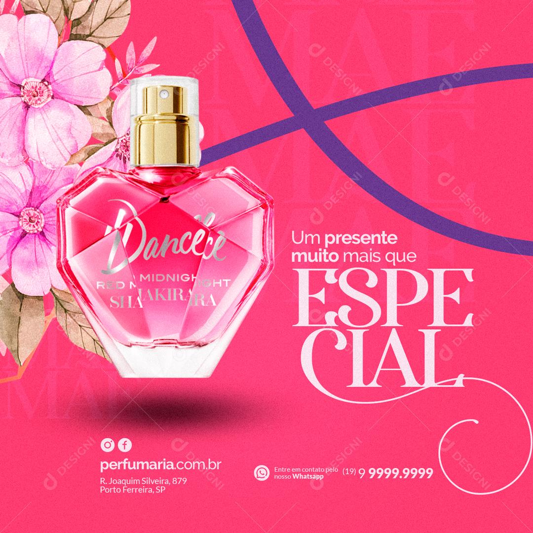 Social Media Um presente muito Mais que Especial Perfumaria PSD Editável
