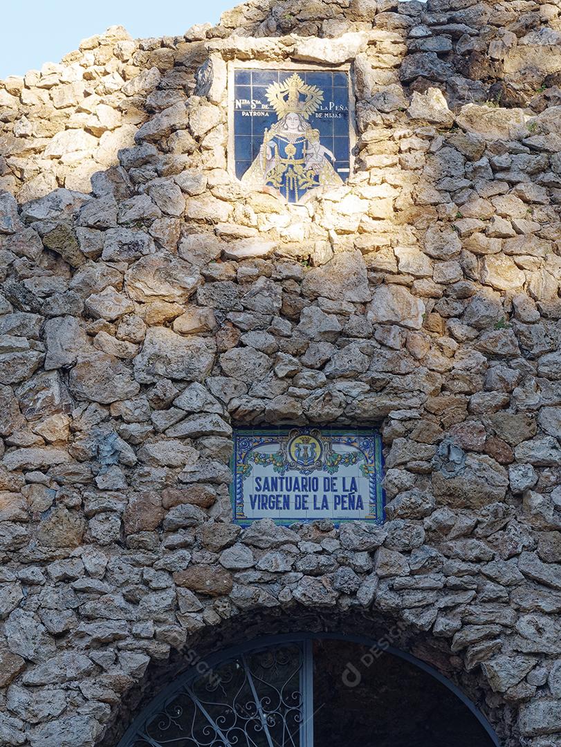 Vista de Santuario de la Virgem de la pena em Mijas