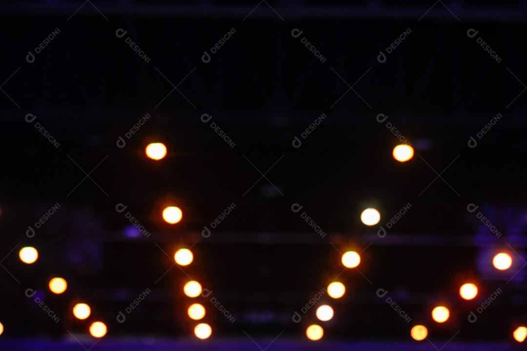 evento com holofotes