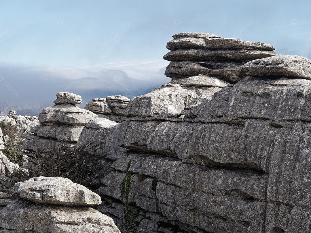 Vista do Parque Natural El Torcal de Antequera
