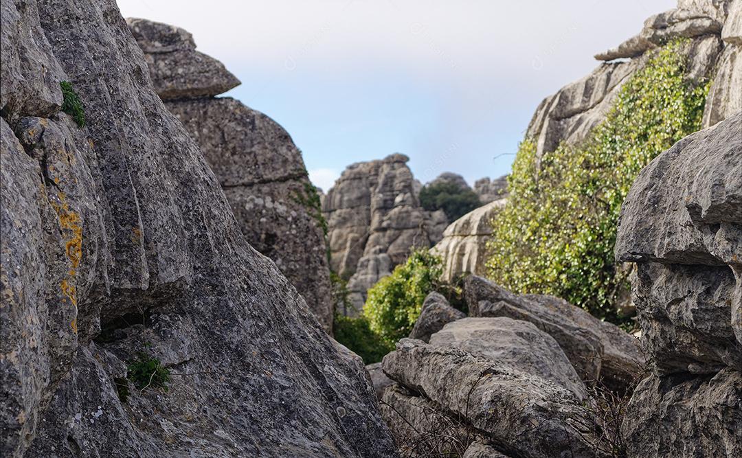 Vista do Parque Natural El Torcal de Antequera
