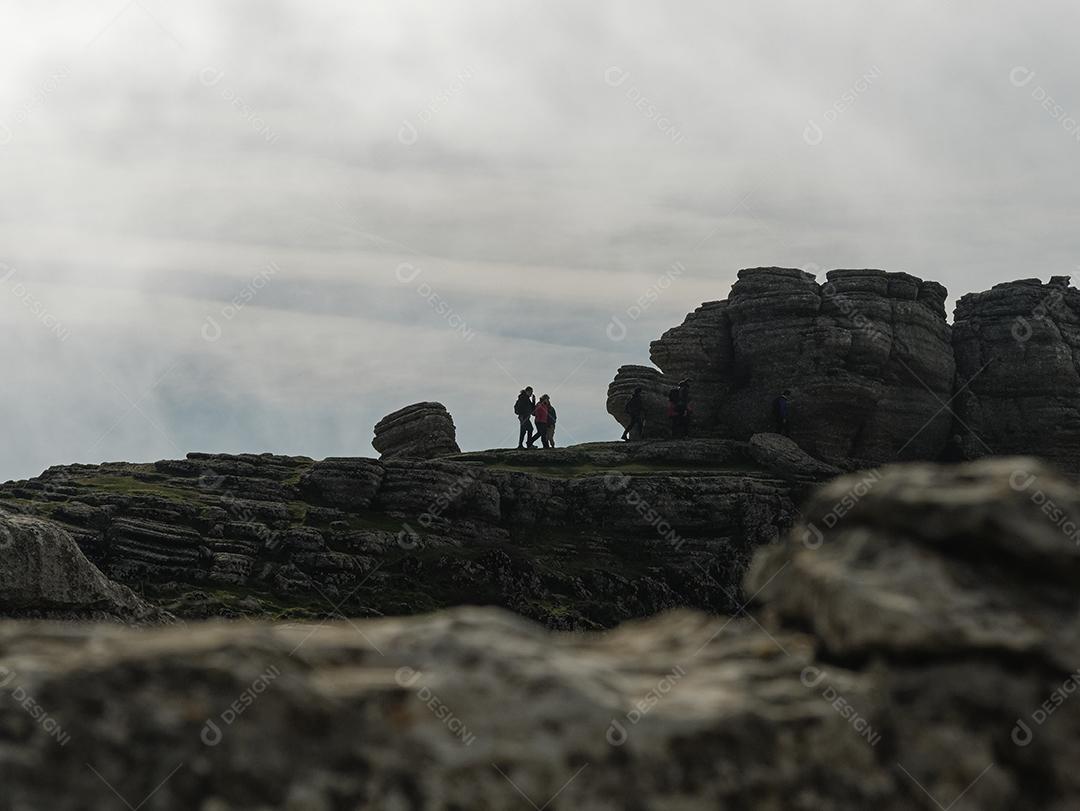 Vista do Parque Natural El Torcal de Antequera.