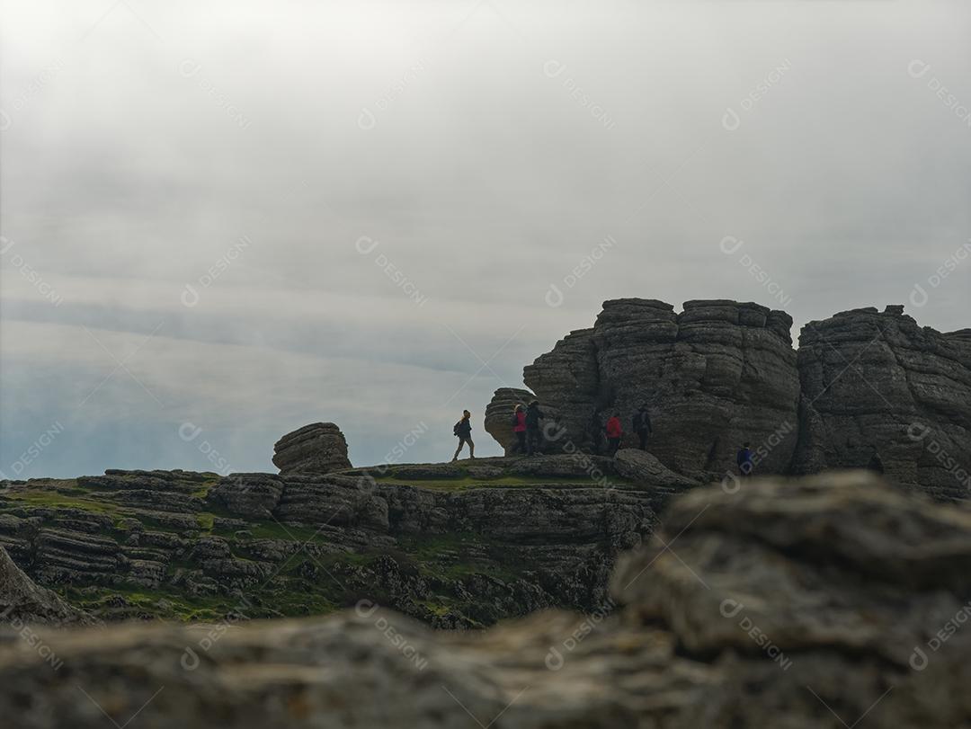 Vista do Parque Natural El Torcal de Antequera.