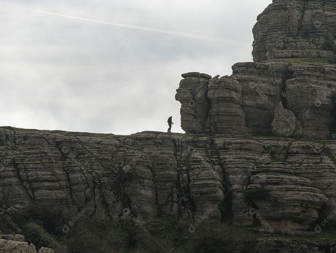 Vista do Parque Natural El Torcal de Antequera.