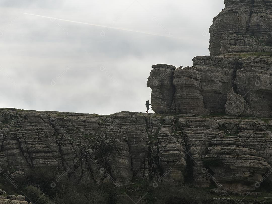 Vista do Parque Natural El Torcal de Antequera.