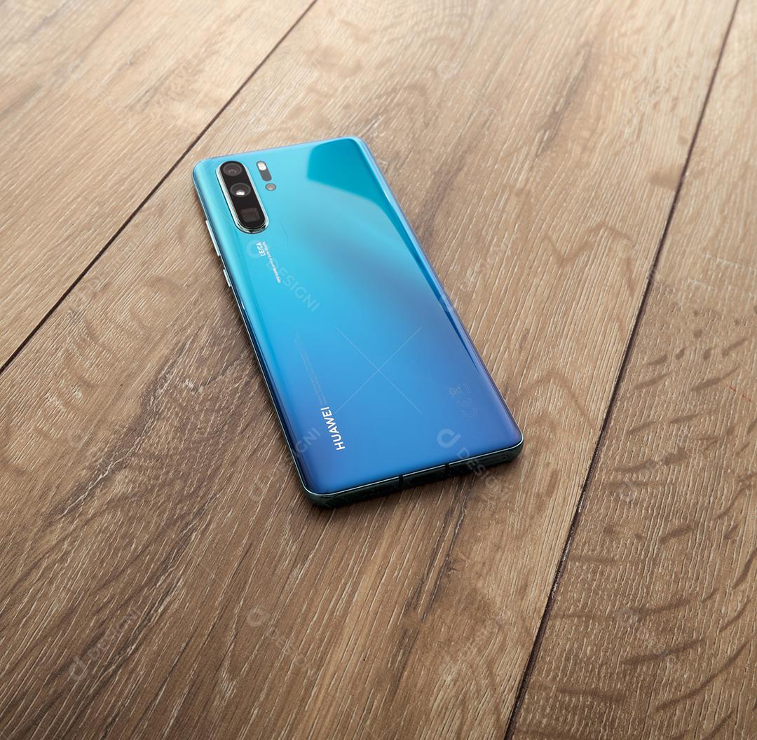 Vista do Smartphone HUAWEI P30 Pro