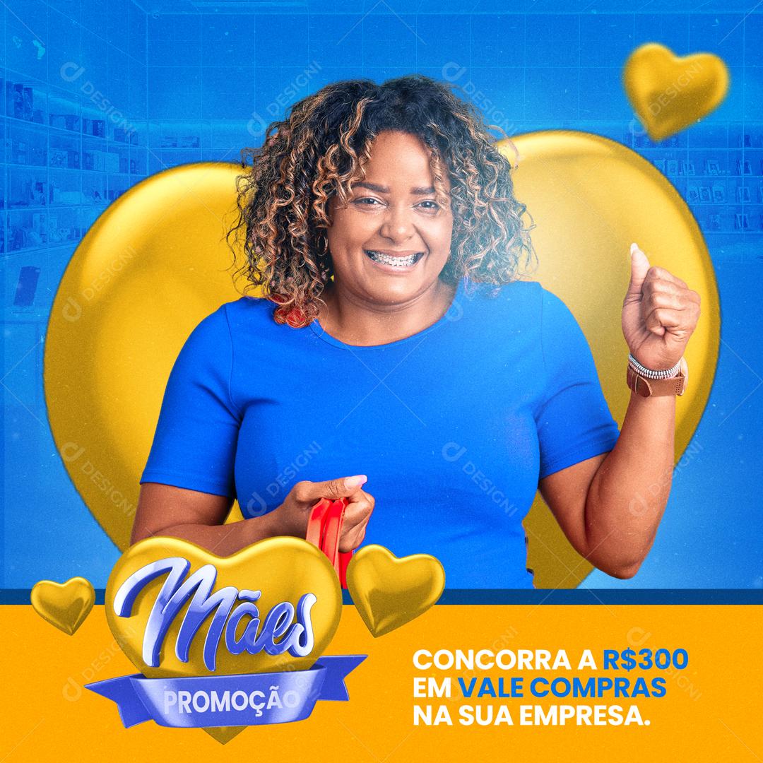 Promoção Dia Das Mães Vale Compras PSD Editável