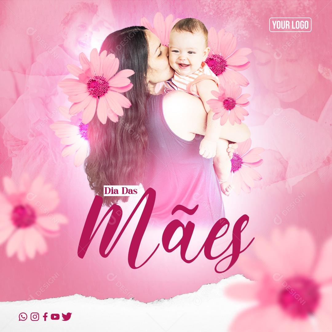 Social Media Dia Das Mães PSD Editável