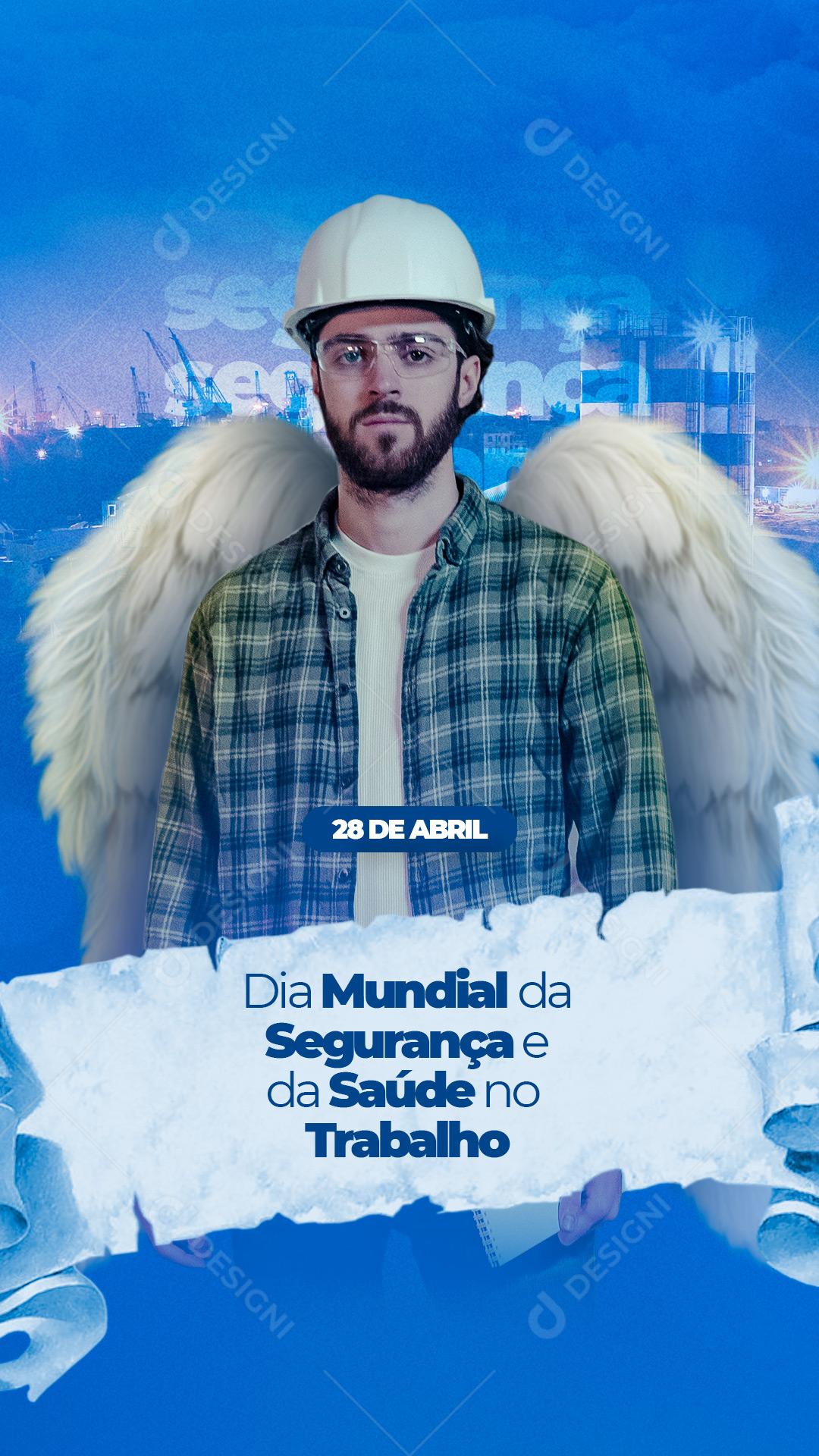 Dia do Técnico de Segurança do Trabalho Social Media PSD Editável