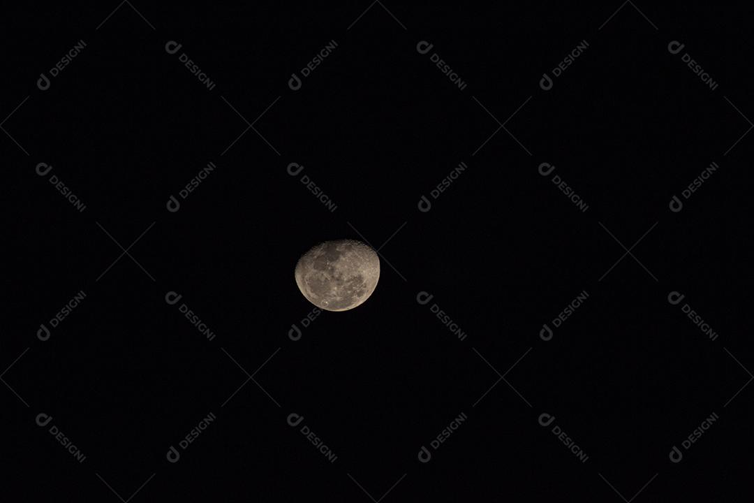 View of a beautiful picture of the Moon.