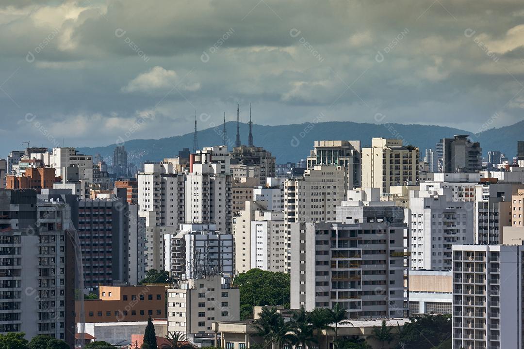 Vista da região do Aeroporto Local em são paulo.