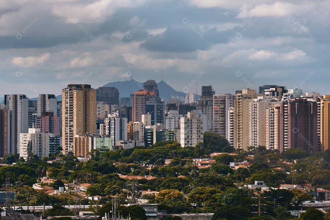 Vista da região do Aeroporto Local em são paulo.