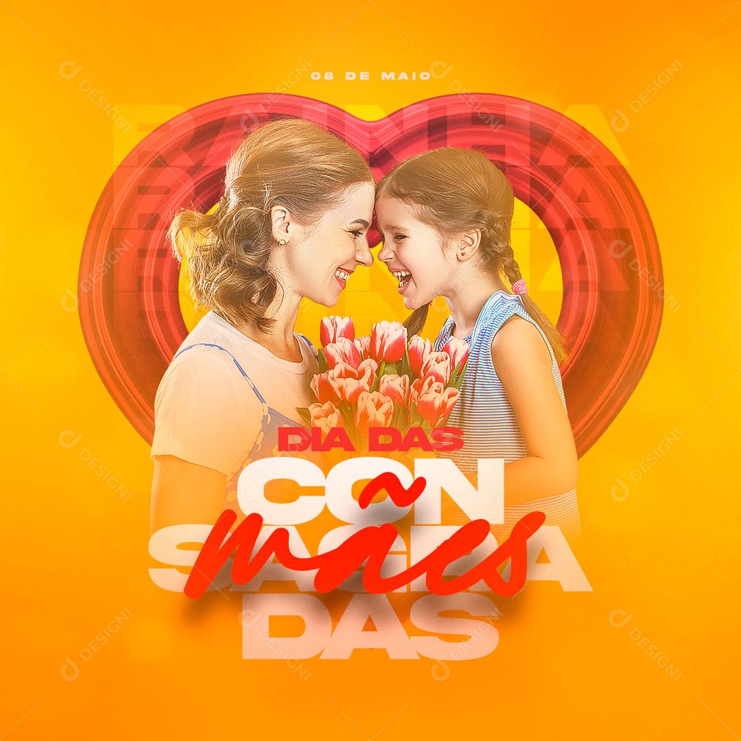 Social Media Dia das Consagradas Dia Das Mães PSD Editável