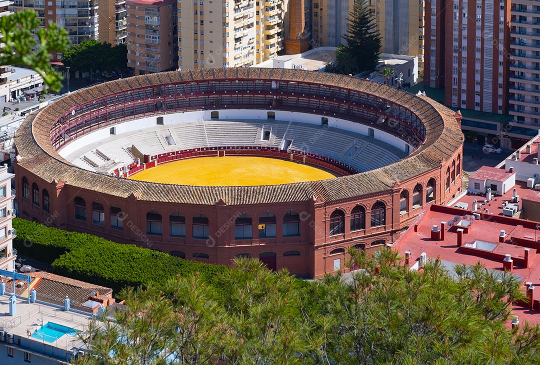 Praça de touros em Málaga, Andaluzia (Espanha).