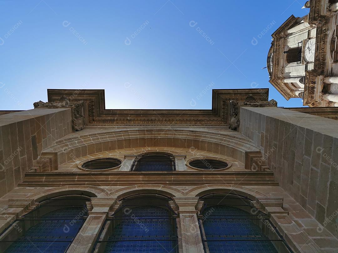 Catedral de Málaga na Plaza del Obispo. Málaga, Andaluzia, Espanha.