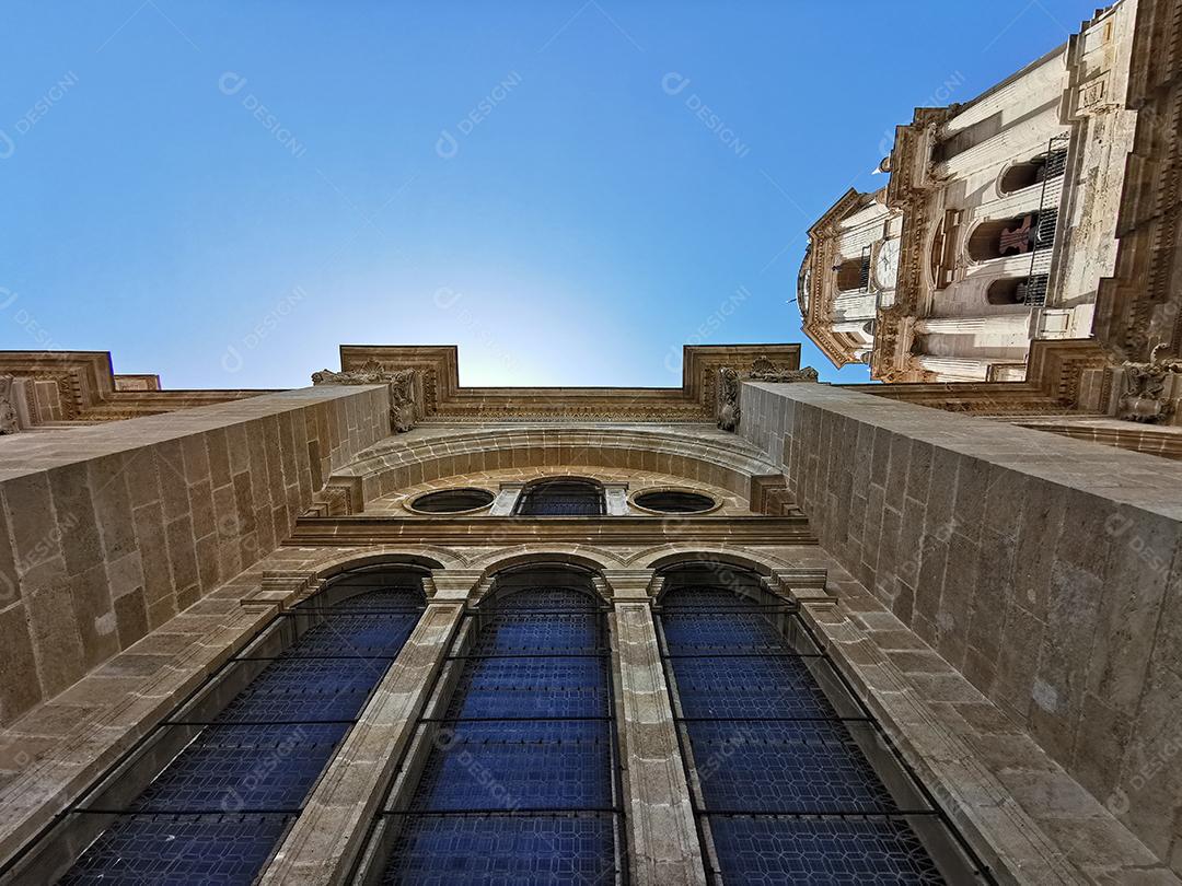 Catedral de Málaga na Plaza del Obispo. Málaga, Andaluzia, Espanha.