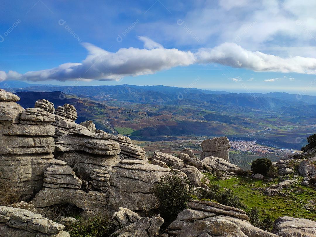 Vista do Parque Natural El Torcal de Antequera