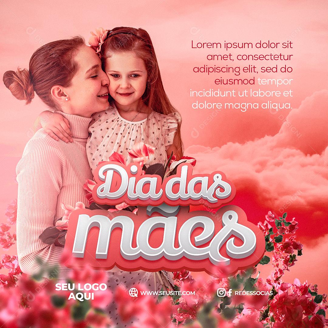 Social Media Dia Das Mães PSD Editável