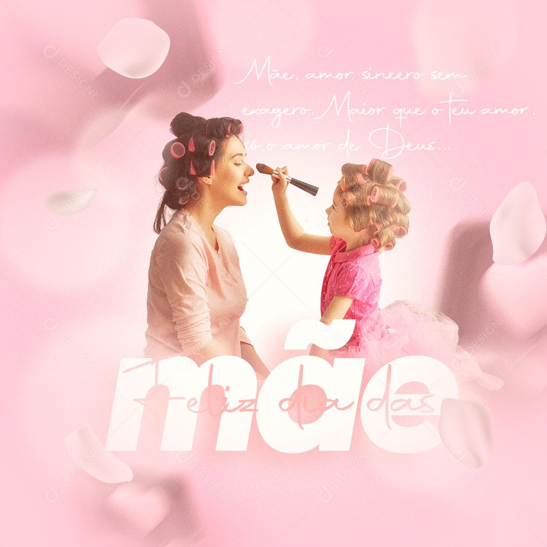 Social Media Feliz Dia Das Mães PSD Editável